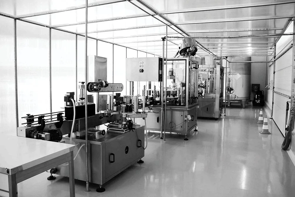The Lapithas bottling line