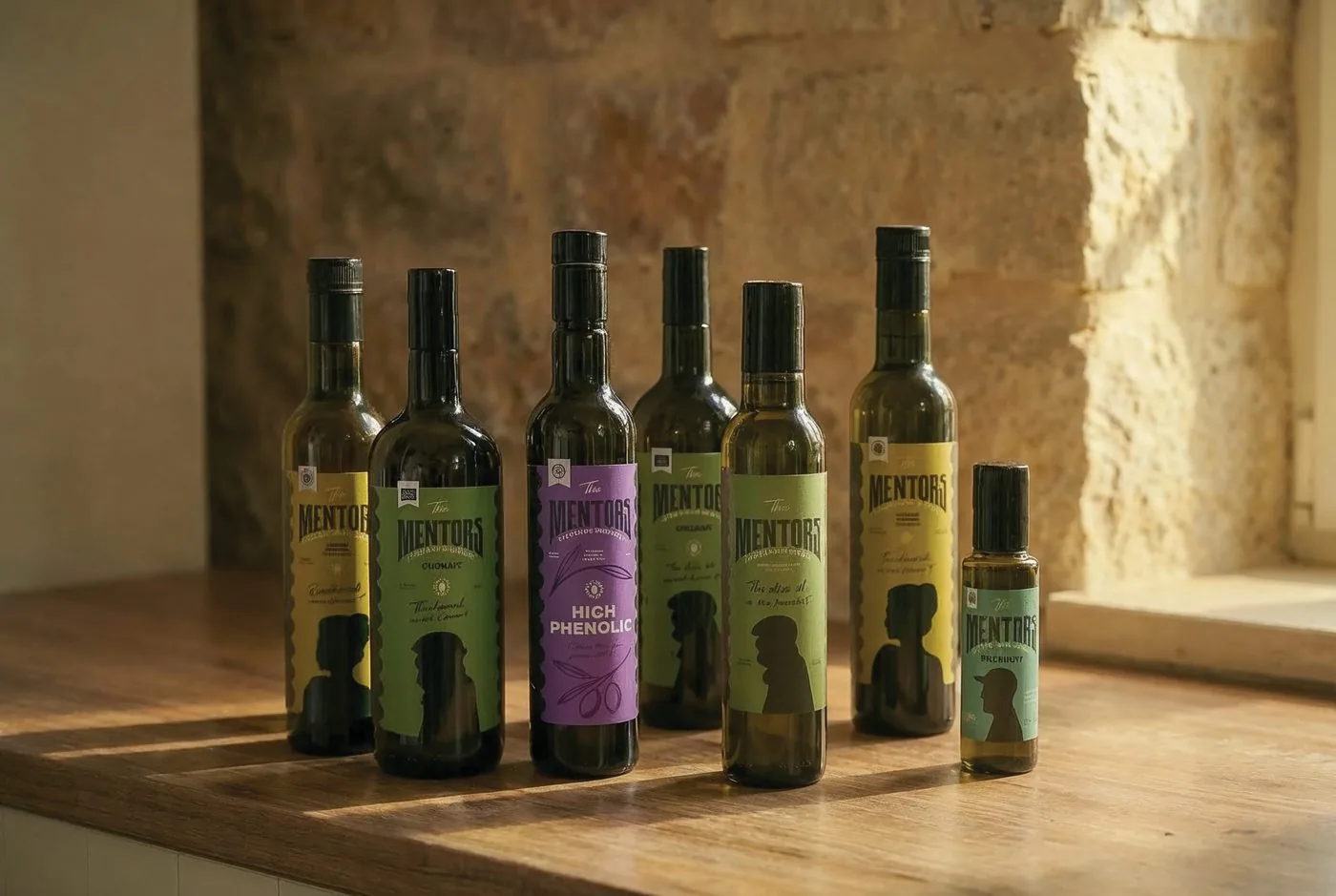 The Mentors single-estate olive oils